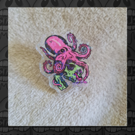 Octo skull Pin