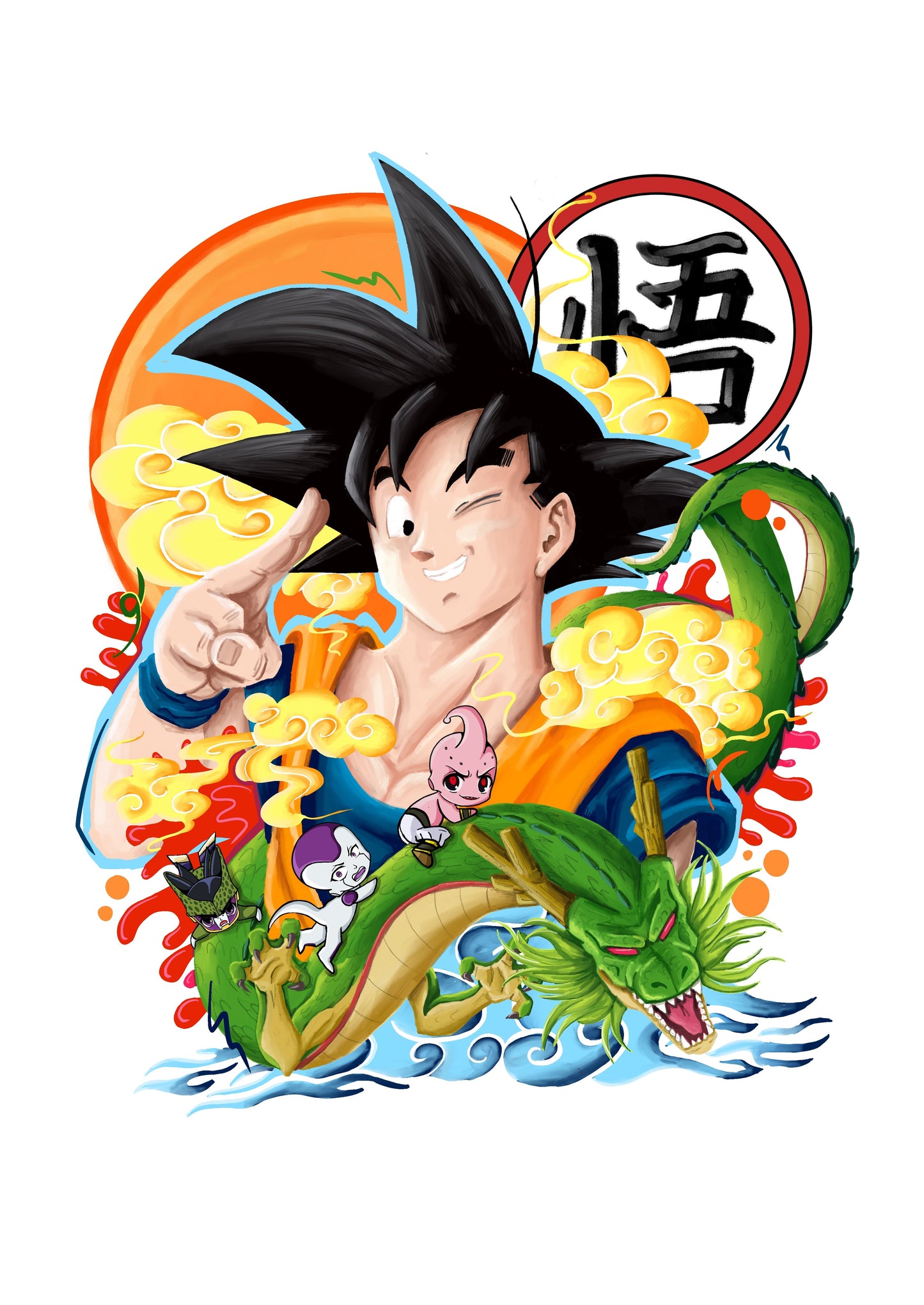 Goku Print A3